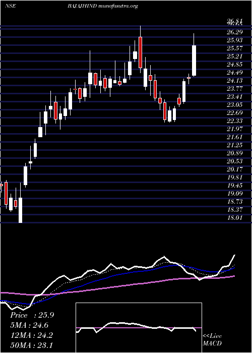  Daily chart BajajHindusthan