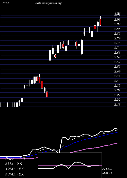  Daily chart BancoBradesco