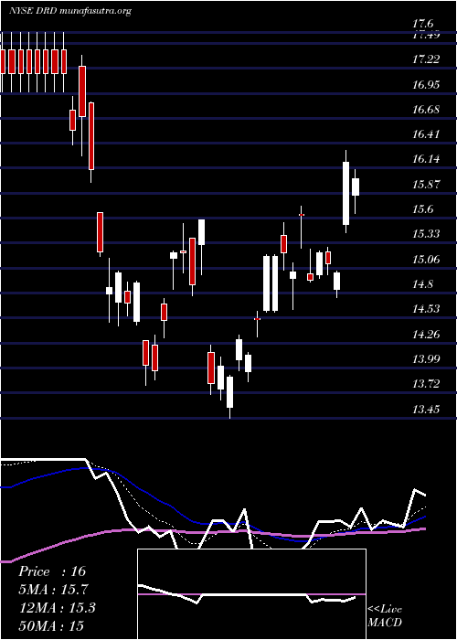  Daily chart Drdgold
