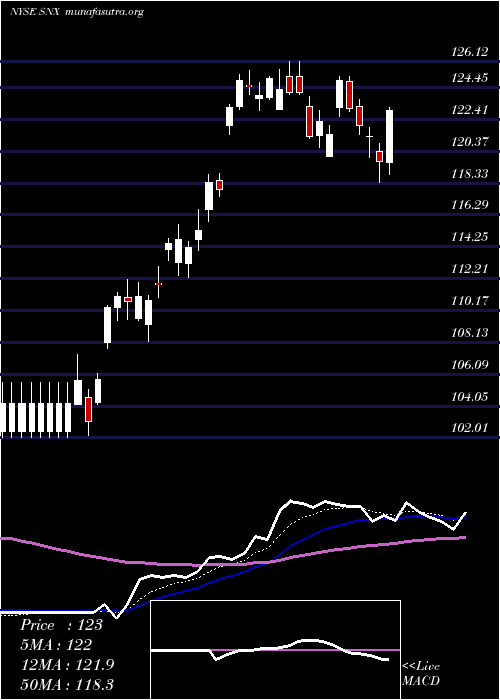  Daily chart SynnexCorporation