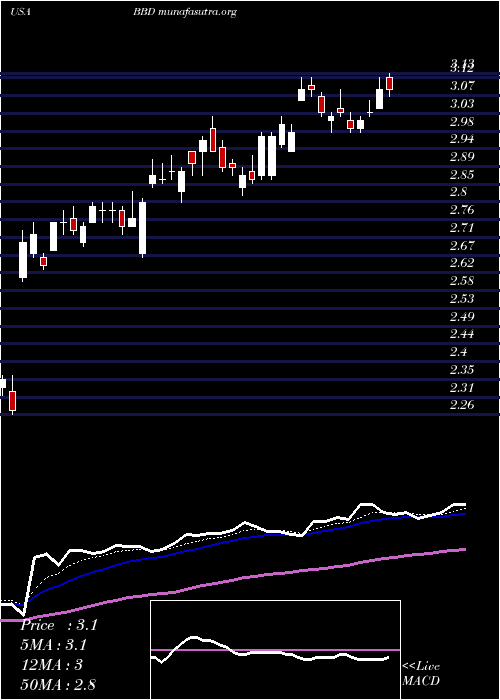  Daily chart BancoBradesco