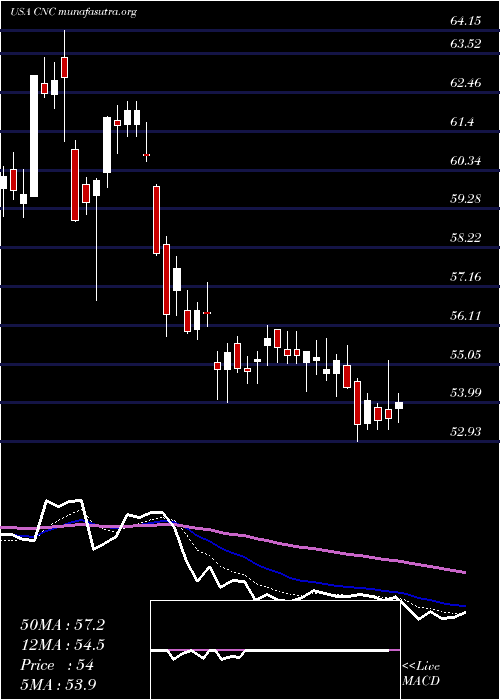  Daily chart CenteneCorporation