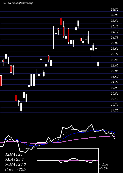  Daily chart GoldFields