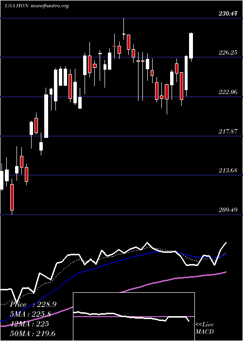  Daily chart HoneywellInternational