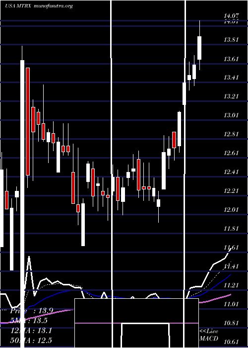 Daily chart MatrixService