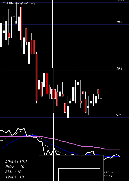  Daily chart BlackrockMuniyield