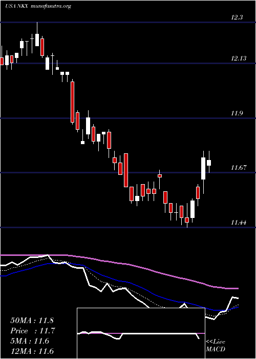  Daily chart NuveenCalifornia