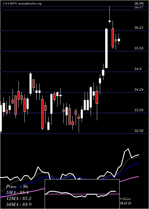  Daily chart RadianGroup