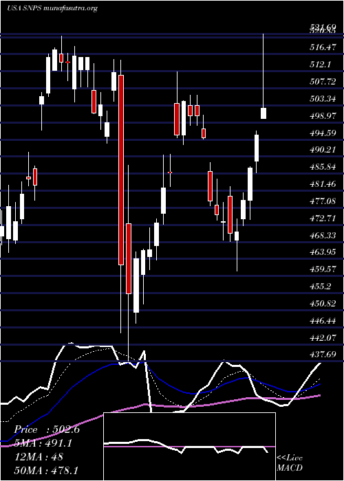  Daily chart SynopsysInc