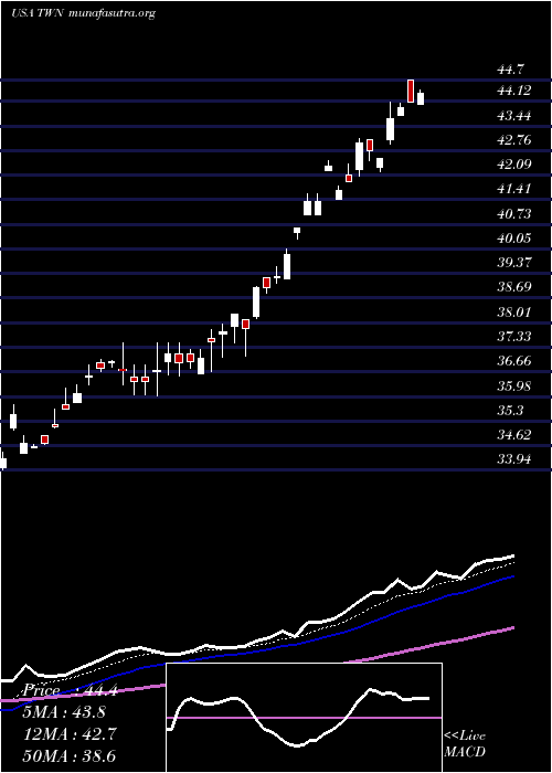  Daily chart TaiwanFund