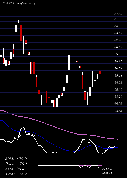  Daily chart WestlakeChemical