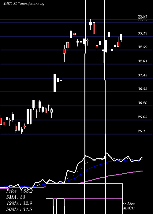  Daily chart SilverTrust