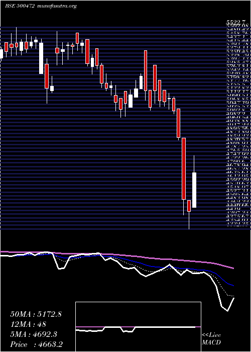  Daily chart SkfIndia