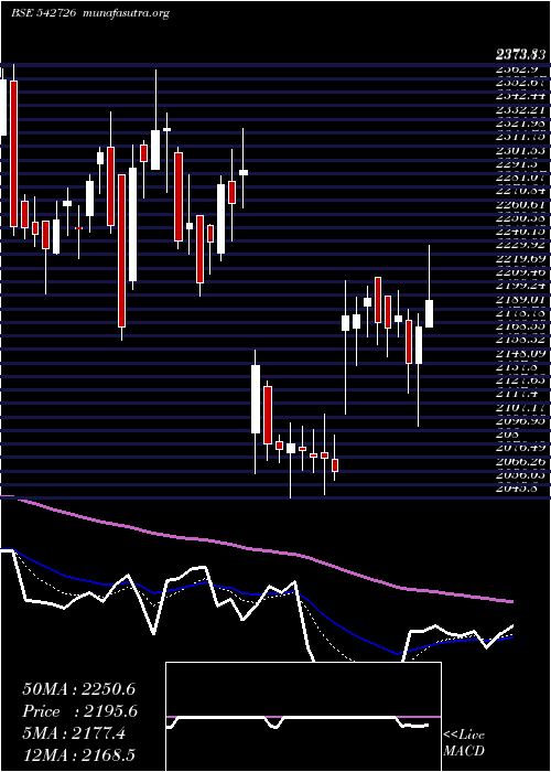  Daily chart Indiamart