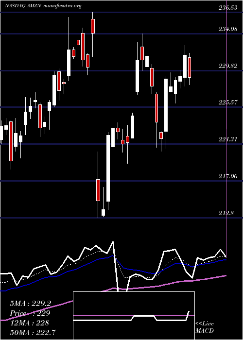  Daily chart AmazonCom