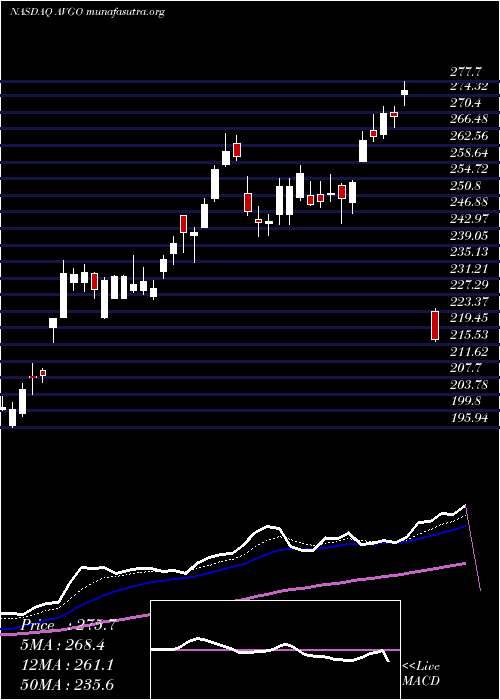  Daily chart BroadcomInc