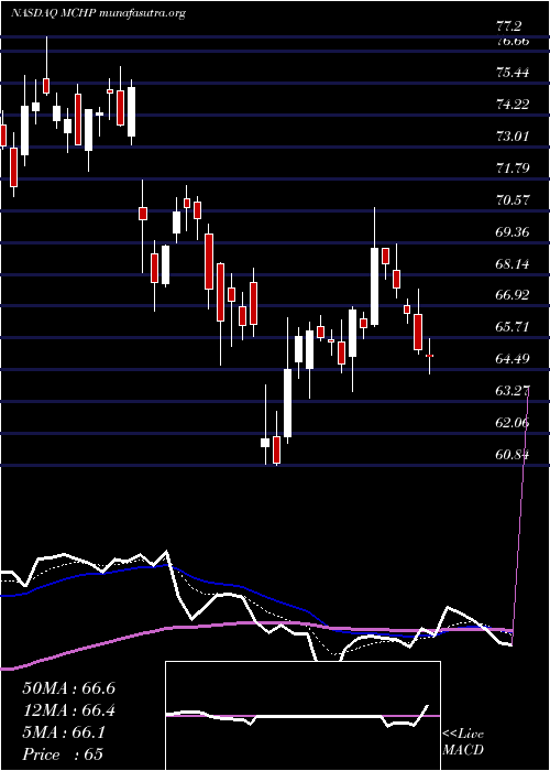  Daily chart MicrochipTechnology