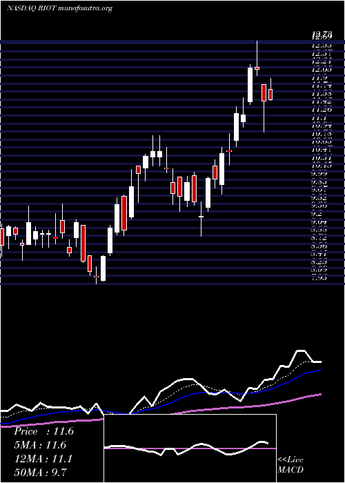  Daily chart RiotBlockchain