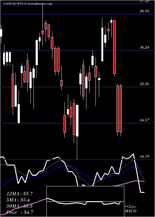  Daily chart WisdomtreeCloud