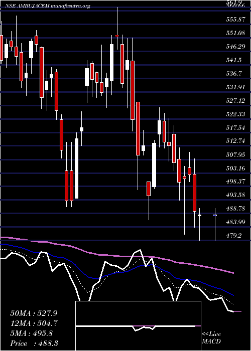  Daily chart AmbujaCements