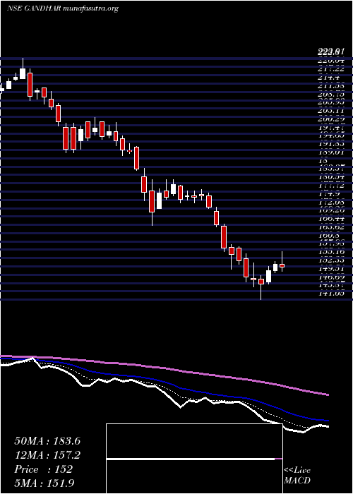  Daily chart GandharOil