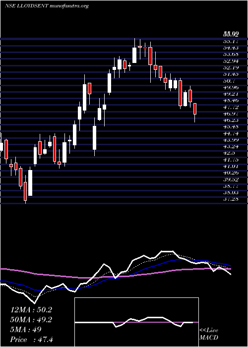  Daily chart LloydsEnterprises