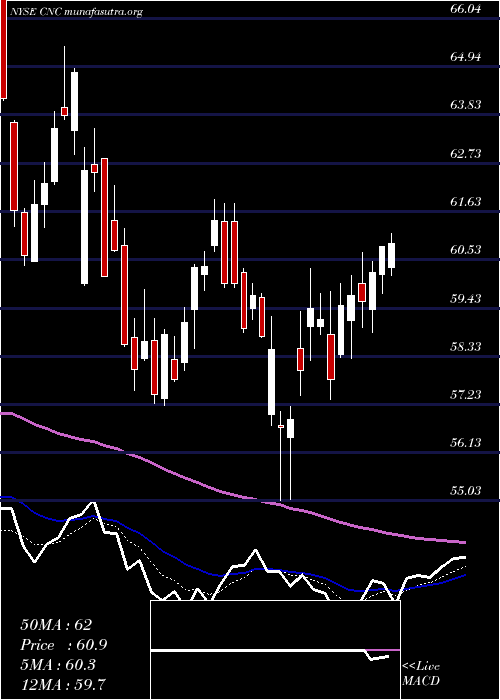  Daily chart CenteneCorporation