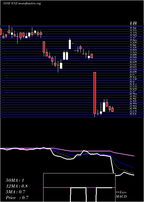  Daily chart EnzoBiochem