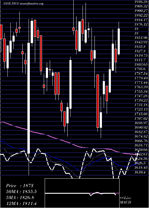  Daily chart FairIsaac