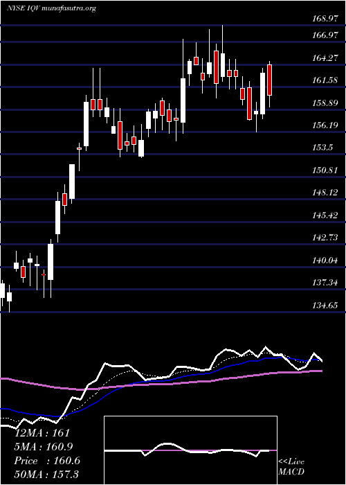  Daily chart IqviaHoldings