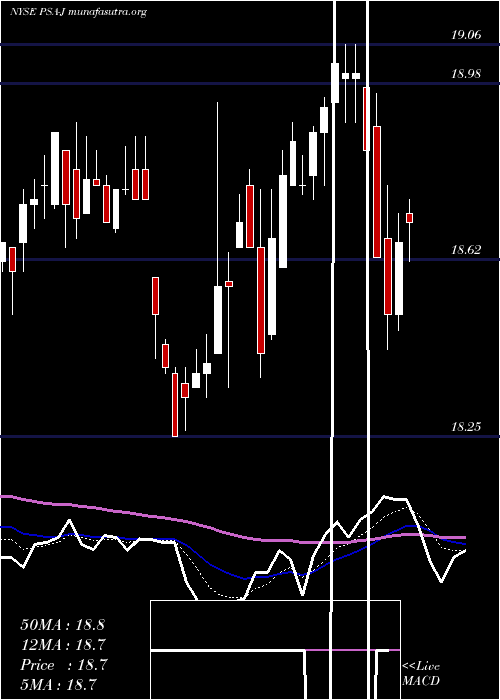  Daily chart PublicStorage