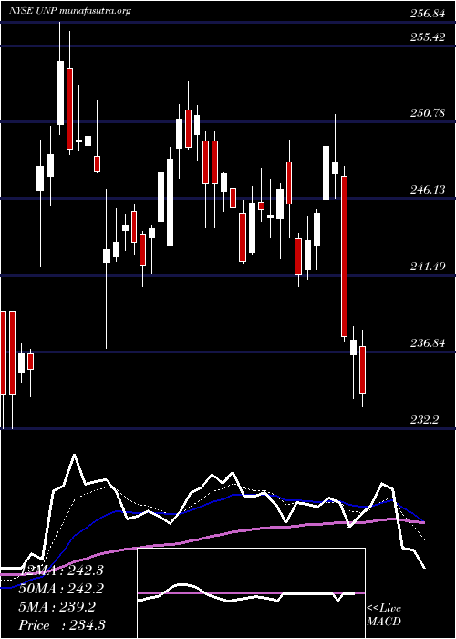  Daily chart UnionPacific