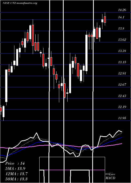  Daily chart UtzBrands