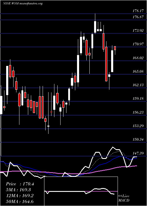  Daily chart WilliamsSonoma