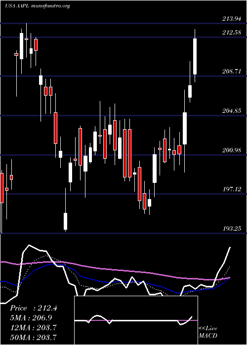  Daily chart AppleInc