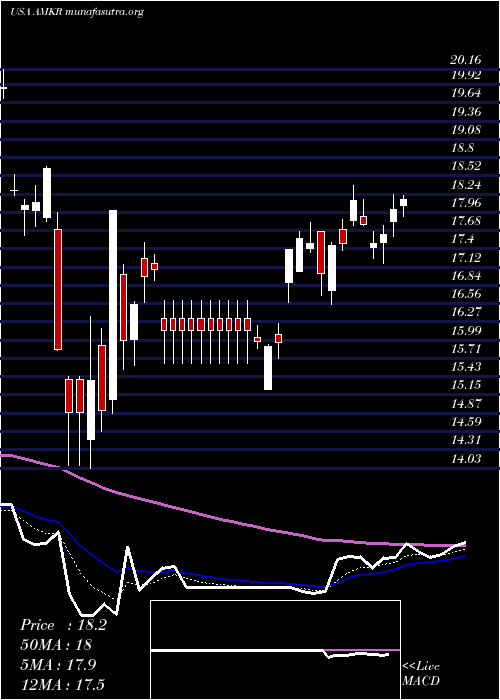  Daily chart AmkorTechnology