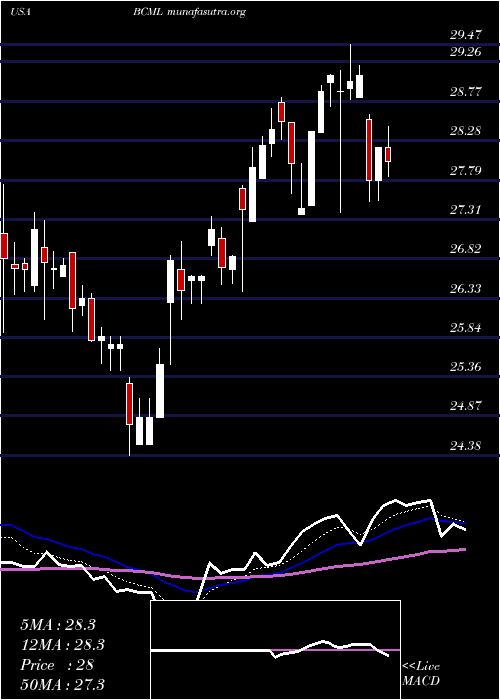  Daily chart BaycomCorp