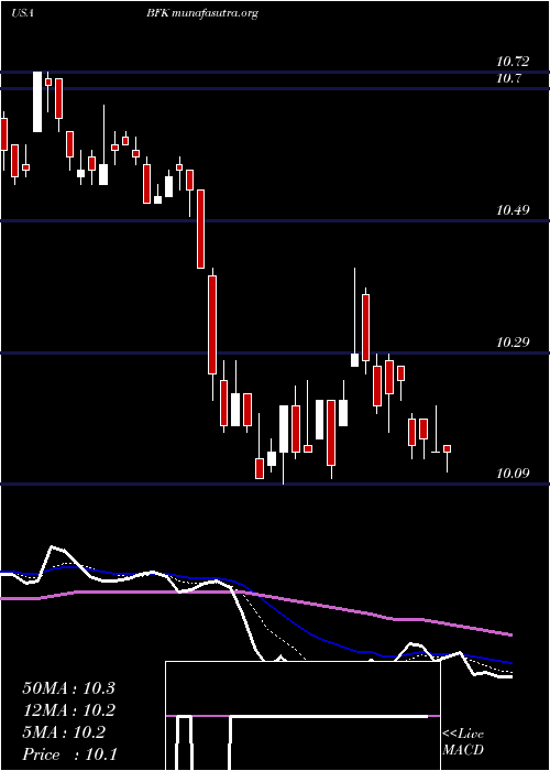  Daily chart BlackrockMunicipal