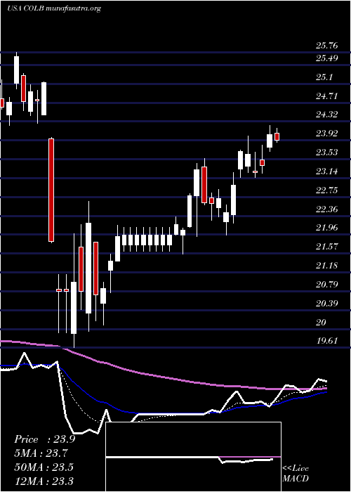  Daily chart ColumbiaBanking