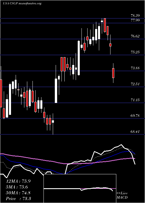  Daily chart CostarGroup