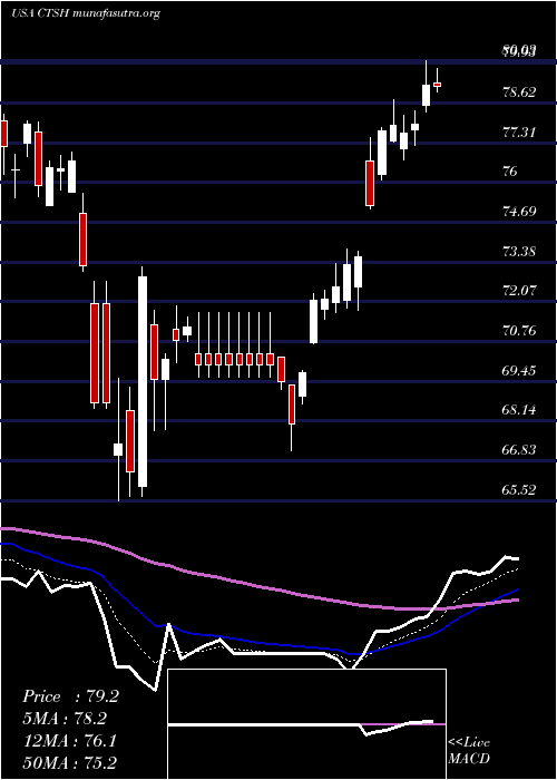  Daily chart CognizantTechnology
