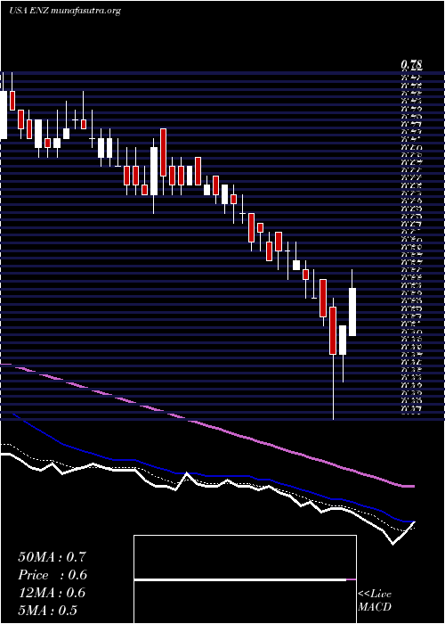  Daily chart EnzoBiochem