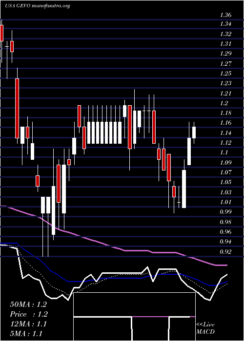 Daily chart GevoInc