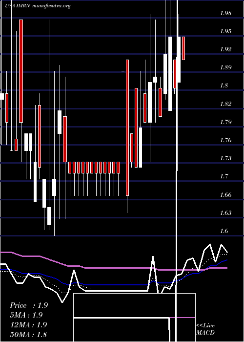  Daily chart Immuron