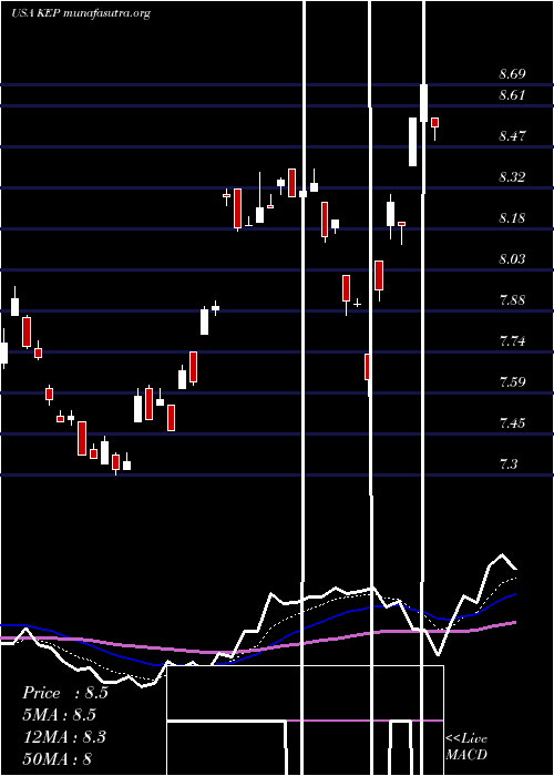  Daily chart KoreaElectric