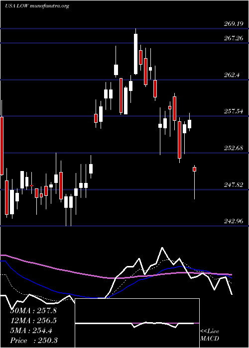  Daily chart LoweS