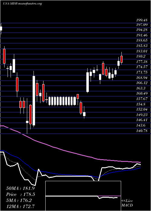  Daily chart MongodbInc