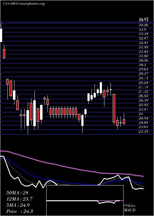  Daily chart ModernaInc