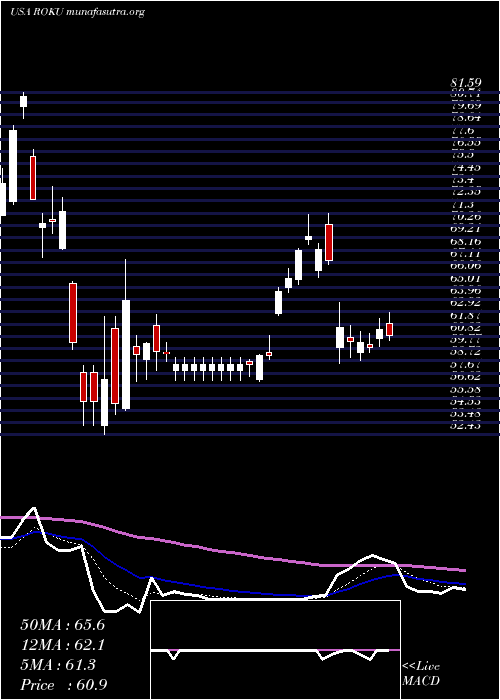  Daily chart RokuInc