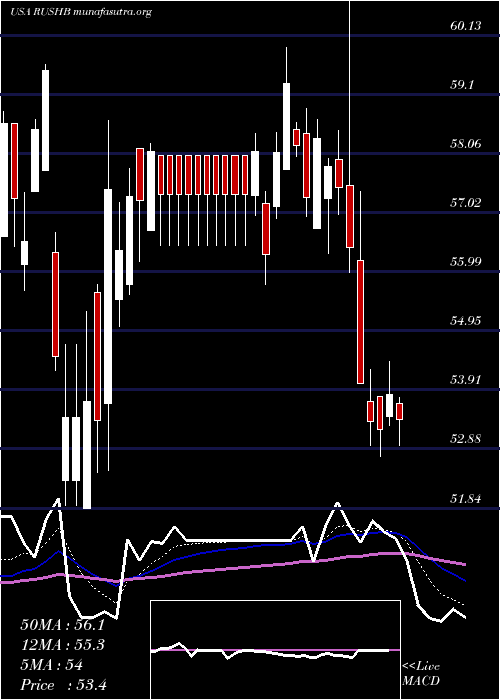  Daily chart RushEnterprises